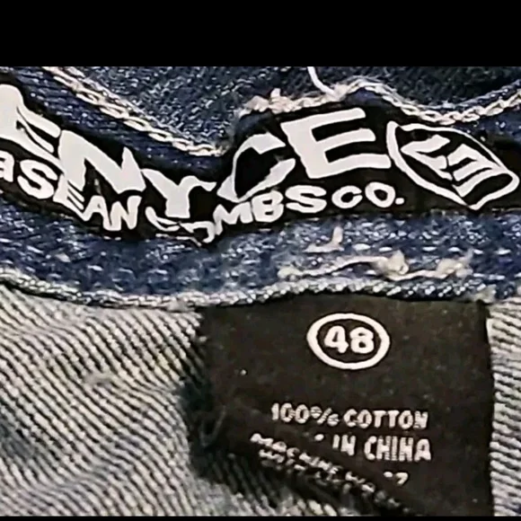 Enyce Jeans W48X33L Men Blk VTG Punk Wide Leg Grunge GothicNormcore Y2k[2E]